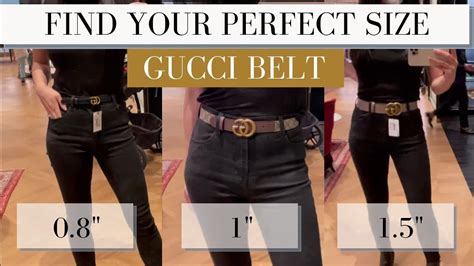 how to find your GUCCI BELT size for the PERFECT FIT .